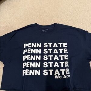 Custom Made Gildan Navy Blue Penn State Tee